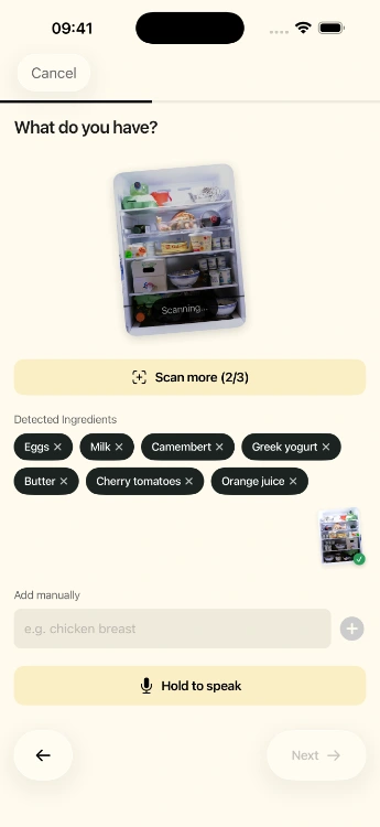 A pantry photo turned into a recipe in Buttter